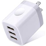 USB 充電器 3ポート ACアダプター コンセント 15W iPhone 17充電器 スマホ 携帯 急速充電 コンパクト 充電アダプター 海外対応 PSE認証済み iPhone 17/16/15/14/13/12/11/ Xシリーズ、iPad、iPod、Xperia、Galaxy、Huawei、Kindle、ゲーム機など機器対応