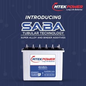 Image of 210Ah Tall Tubular Inverter Battery with SABA Technology - MTK23060TT - Battery for Home, Office & Shops - 60 Months Warranty