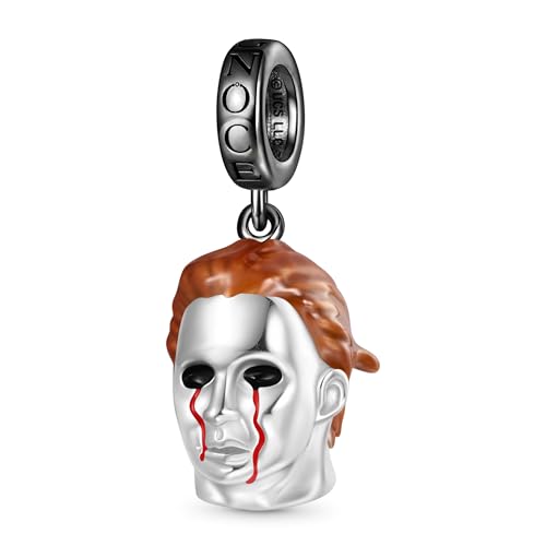 GNOCE Halloween II Pendant Dangle Charm Bracelet for Women, S925 Sterling Silver Dangle Charms for Women Wife, Valentine‘s Day, Halloween Jewelry