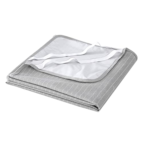 Amazon Brand-Umi Protector de colchón-Cama 60 x 120cm,Cubre colchón Ajustable Gris,Premium Funda Protector de colchón,Transpirable 100%,Antiácaros y Anti Bacterianos,Lavable