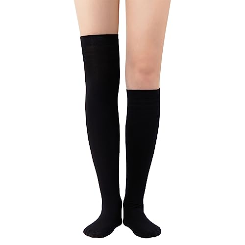 Image of Century Star Thigh High Socks 3 Pairs High Socks Over the Knee for Women Triple Stripe Thigh High Stockings Knee High Socks