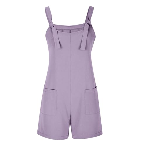 Mono para mujer con pantalones cortos de pierna ancha y correa ajustable 4