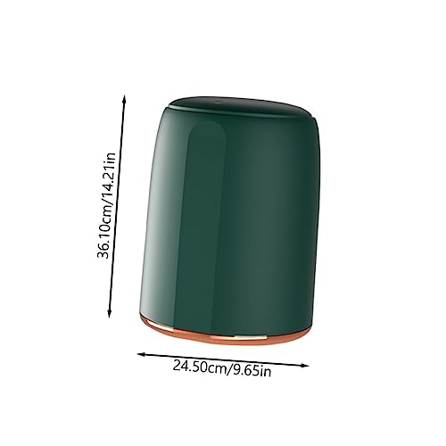 Bote de basura rectangular con tapa de 2.11 lb para hogar miniatura 2