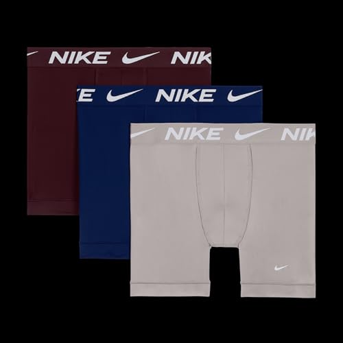 Nike Dri-FIT Essential Micro Men's Boxer Briefs (3-Pack) (KE1157-032, Ash)2