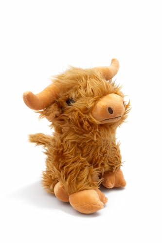 Generisch Peluche de toro, 25 cm, diseño de granja, regalo para niños (beige) Generisch Peluche de toro, 25 cm, diseño de granja, regalo para niños (beige)