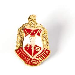 Delta Sigma Theta Sorority 3D Color Shield Pin
