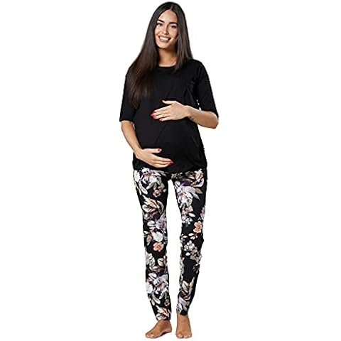 HAPPY MAMA Maternity Nursing Pyjama Set thumbnail