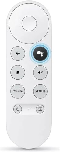Controle remoto de substituição para Google Chromecast 4k Snow Streaming Media Player (somente controle remoto) - GA01919REM GA01919-US