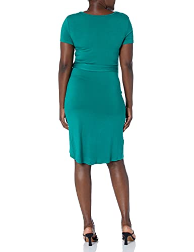 Calvin Klein Women's Short Sleeve Sheath with Wrap Skirt2