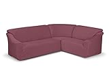Susi - Sofá esquinero, Color Granate