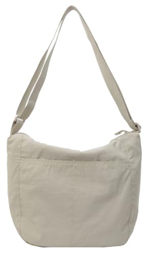 Waterproof Nylon Tote Bag Women Lightweight Handbag Zipper Durable Purse Large Hobo Bag Adjustable Strap Shopping Work