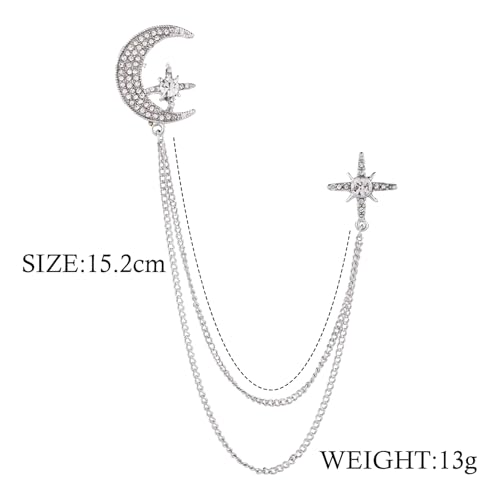 Image of Rhinestone Brooch Pins for Women, Vintage Crystal Enamel Brooches, American Flag Pin Patriotic Lapel Pins Gift for Suit Clothes Bag Accessories