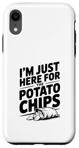 I'm Just Here For The Potato Chips�t�@�j�[�X�i�b�N���D�� �X�}�z�P�[�X iPhone XR �p
