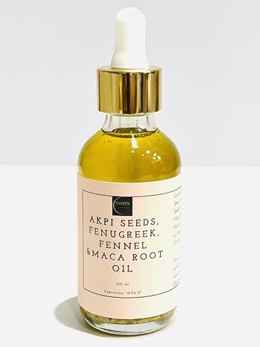 Generic Akpi Seed and Fenugreek Oil 4 Ounces, Clear