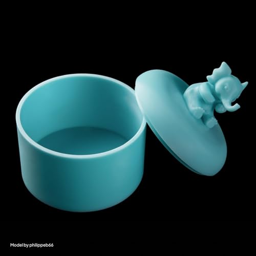 Image of ELEGOO ABS-Like Resin 3.0+, Upgraded 3D Printer Photopolymer Resin, Higher Heat-Resistance Fast Curing High Precision Non-Brittle, Blue 1000g