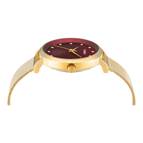 Image of TIMEX Analog Watch for Woman with Round Dial & Water Resistant Women's Wrist Watches