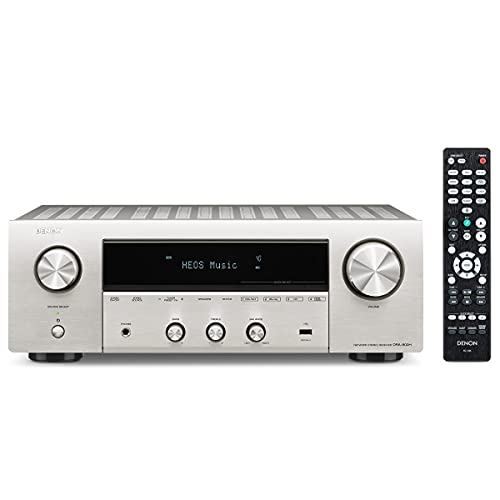 Denon DRA-800H Stereo Receiver & Verstärker, Alexa Kompatibel, 5 HDMI Eingänge, Phono-Eingang, Bluetooth & WLAN, DAB+ Radio, Musikstreaming, AirPlay 2, HEOS Multiroom