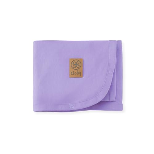 Cloby Multifunktionale Babydecke - Kinderdecke mit UV-Schutz (UPF 50+) - UV-Decke - Lavender Bloom - lila (95x73 cm)