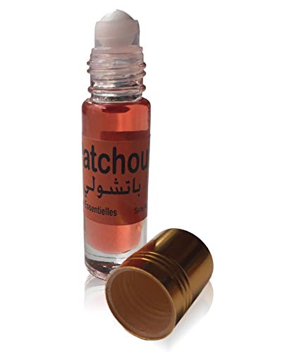 Botella de 10 ml de pachuli suave, roll on, sin alcohol