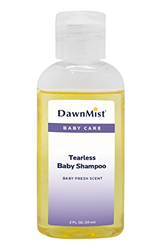 Image of Dukal Dawn Mist Tearless Baby Shampoo with Dispensing Cap, 4 oz. Bottle, Pack of 96
