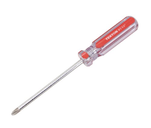 TEKTON 27018 No.3 Phillips by 6-Inch Pro Screwdriver [Older Model]