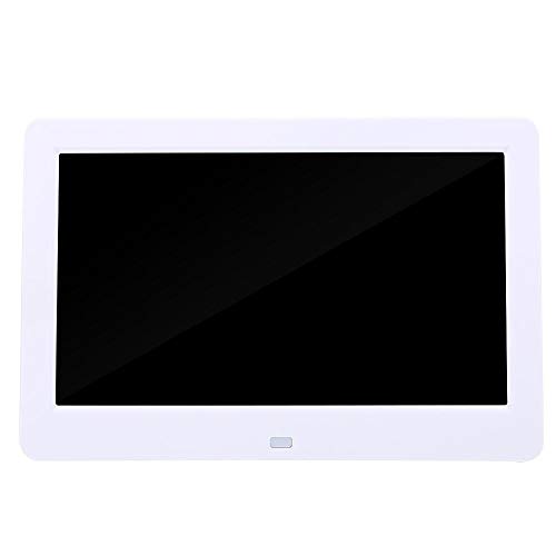 【Kerstcadeau】Huakii 10-inch digitale fotolijst, 1024 x 600-uurs muziekvidespeler met afstandsbediening (EU wit) - Image 4