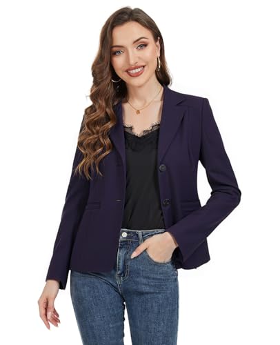 MINTLIMIT Womens Casual Blazers Dressy Lapel Collar 2025 Open Front Work Office Long Sleeve Suit Jackets Blazer