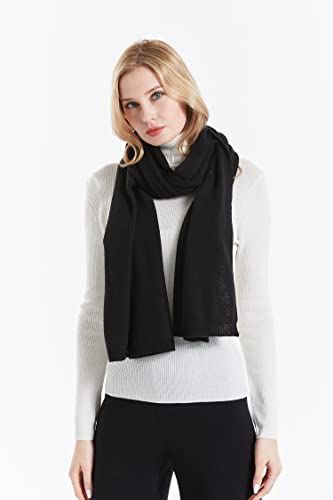 100% Pure cashmere knitted scarf winter warm shawl wrap3