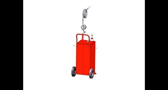 Amazon.com: TUFFIOM 15 Gallon Fuel Gas Caddy w/Wheels & Manual