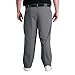 Haggar Men's Cool Right Performance Flex Classic Fit Pleat Front Pant-Reg. and Big & Tall Sizes Heather Grey