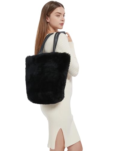 Bolso tote de piel de cordero con correas de cuero miniatura 5