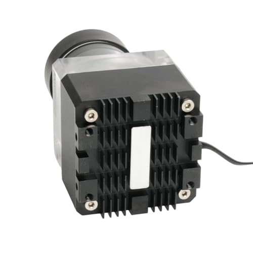 Image of dracaena.io High Flow 650L /H PC Water Pump Combo with Colorful LED and 250ml 200mm (7.8in) Reservoir - 12W, 0.7A, 65mm x 65mm x 265mm (2.6 x 2.6 x 10.4in), Black
