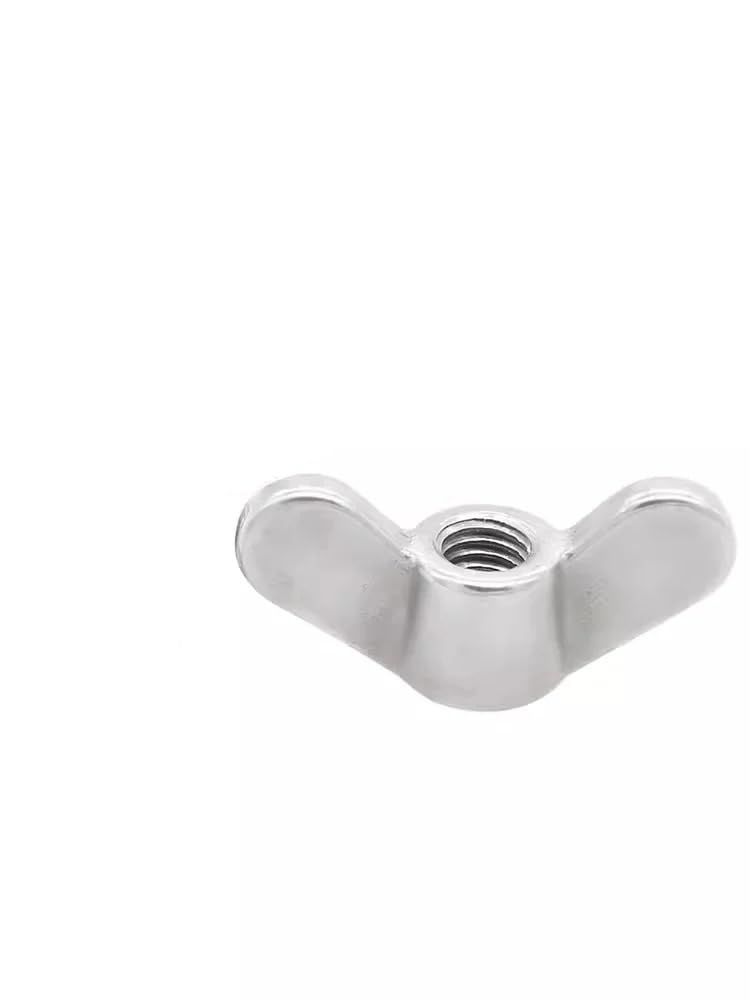 EBZFASO Wing Nuts Assortment Kit, 304 Stainless Steel Wing Nuts Hand Tighten M4-M20 24PC(M16 (1PC))