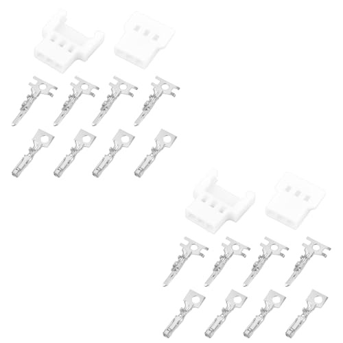 Image of The Lord of the Tools 20 Pairs of Male and Female Connectors 3 Pin 51005 51006 Plug Terminals Compatible with Molex MX 2.0 mm Pe