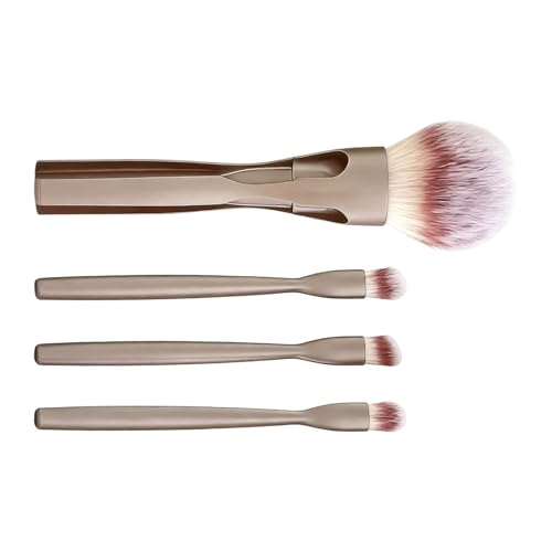 Juego de pinceles para maquillaje | Cerdas suaves con mango ergonómico magnético, pinceles para polvos y sombras de ojos y rostro | para polvos y colorete, para mujeres, niñas, adolescentes, casa