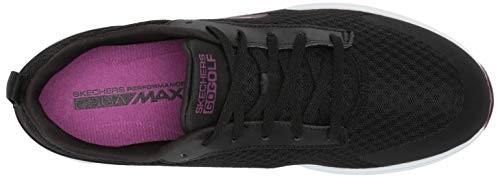 Skechers Women's Max Golf Shoe, Mesh Black/Purple, 8 M Us #TOP4