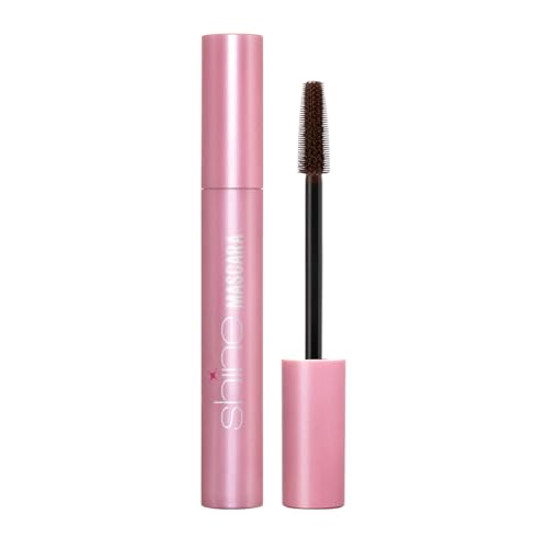 Shine Cosmetics Mascara - Long-Wearing, No Smudge, No Run, No Flake, Volumizing, Water Resistant Tubing Mascara, Gluten Free, Cruelty Free (Validate (Brown), .34 Fl)