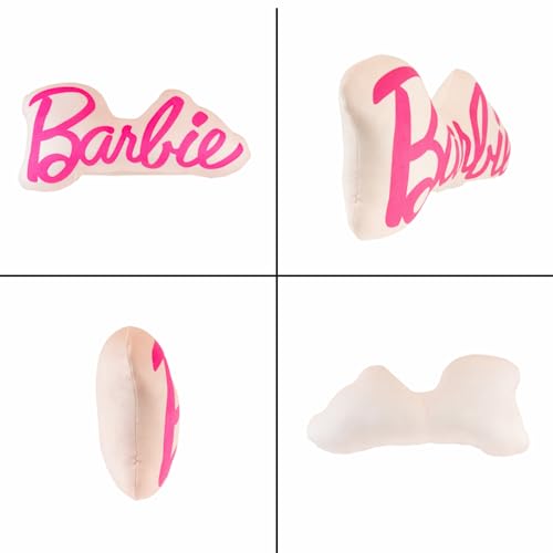 Franco Barbie Movie Luxe Super Soft Plush Squishy 17" Inch Logo Decorative Pillow