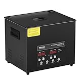 VEVOR Pulitore Digitale ad Ultrasuoni da 10 L 240 W, con Modalità Delicata e Degasaggio Migliorato, Pulitore ad Ultrasuoni Industriale 40 kHz con Riscaldatore Timer per Contenitori, Gioielli