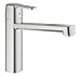 Grohe Get | Küchenarmatur - Spültischarmatur | Supersteel, mittelhoher Auslauf, schwenkbar | 30196DC0