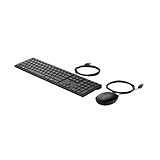 HP Desktop 320MK - Ensemble clavier et souris - Taille complète - USB - Allemand