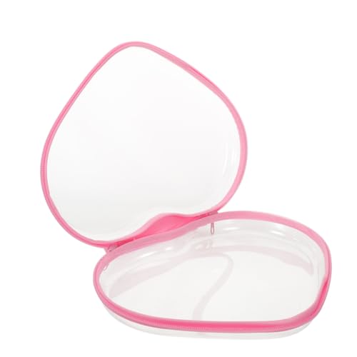 Beaupretty Bolsa de Viaje con Estuche Forma de Organizador Transparente con para Cosméticos y Accesorios para Mujeres y Niñas Grande