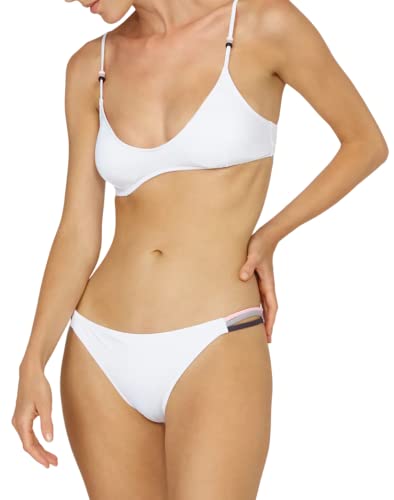 Sundek Top Bralette Bikini Blanco Slip Brasileño W818KNL S