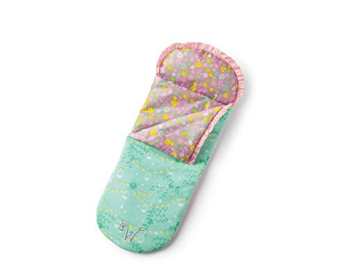 American Girl Welliewishers Stargazing Sleeping Bag For 14.5-Inch Dolls With A Graphic Light Strings Print Sleeping Bag And Flower Print On The Inside, Ages 4+ #TOP3