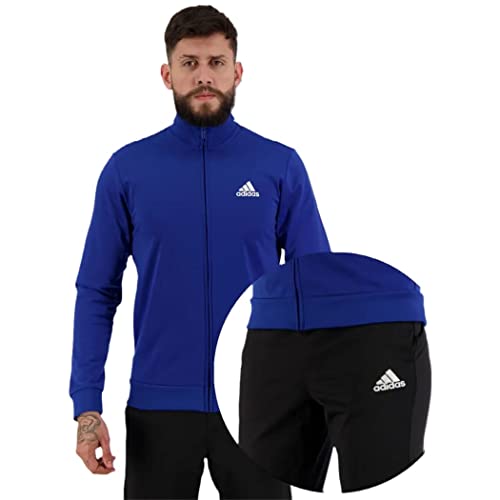Agasalho adidas Small Logo masculino Azul e Preto