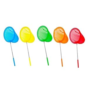 Telescopische Vlinder Net, 5 Pack Uitschuifbare Visnet Insecten Bugs Netten Voor Kinderen Vangen Vlinder Insecten Bugs Spelen Outdoor Tuin