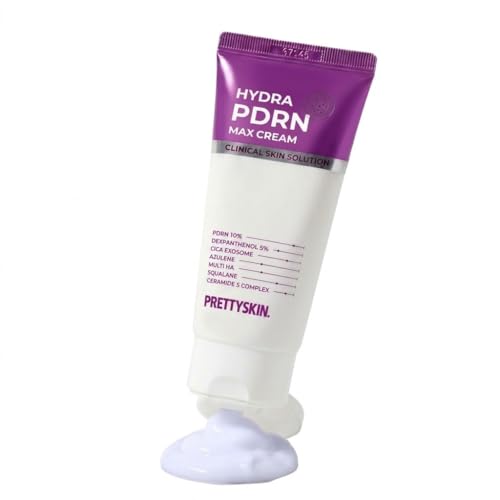 PRETTYSKIN �ێ��t�F�C�X�N���[�� �A���R��PDRN�z�� �q�A�������_ �Z���~�h�z�� �y�₩ �ׂ����Ȃ� �f�C���[�p�N���[�� �q�����ɂ��g���� 60ml