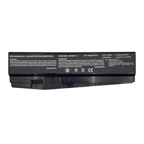 FDMOZRE N850BAT 6 48/62WH �m�[�g�p�\�R���p�o�b�e���[ Clevo N850HJ1 N850HK1 N850HN N850 N850HC N850HJ N870HC N870HJ1 N870HK1(N850BAT-6 48WH)