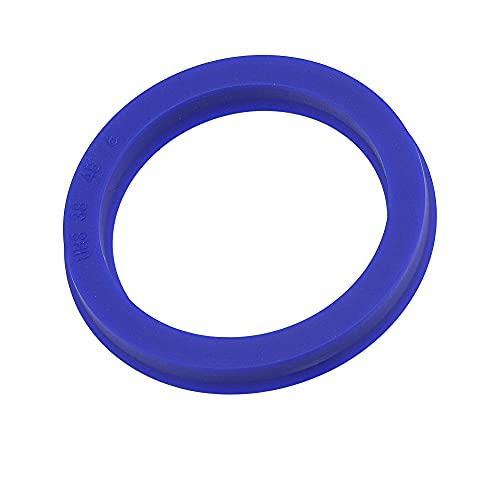 MECCANIXITY UHS Radial Shaft Seal 38mm ID x 48mm OD x 6mm Width PU Oil Seal, Blue Pack of 5