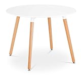 Fromm & Starck STAR_DESK_16 Tisch rund Ø 100 cm weiß bis 100 kg Esstisch Bistrotisch Beistelltisch